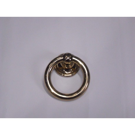 battente anello maniglia per porta ottone lucido A1701/ 100PVD