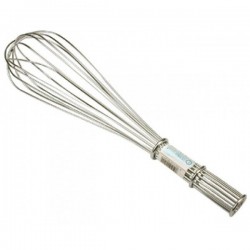 FRUSTA IN FILO DI FERRO CROMATO 30-35-40cm. made in italy 