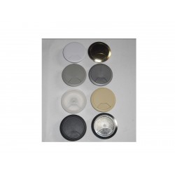 bocchetta passacavi per mobile d.60mm. diversi colori 