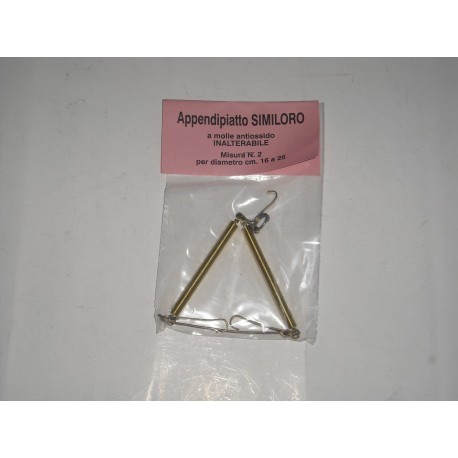 appendipiatto a molla da parete piatti diam. cm.16 a 25 1550042