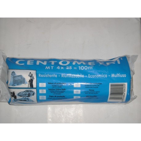 telo copritutto multiuso imbianchino 4X25MT.-100MQ. CATELOCE