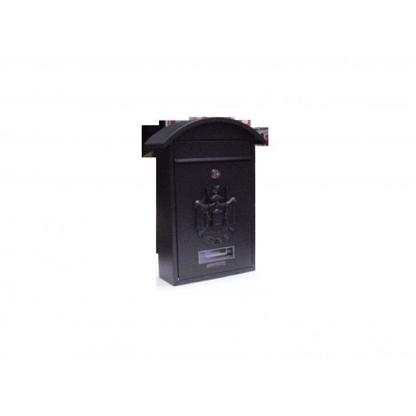 cassetta posta postale esterno metallo verniciato nero 21x6x31h. 229579