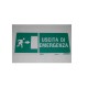 targa in plastica "USCITA DI EMERGENZA" 310X140MM. 5264226