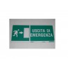 targa in plastica "USCITA DI EMERGENZA" 310X140MM. 5264226