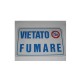 targa in plastica "VIETATO FUMARE" 300X200MM. A16009