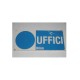 targa in plastica "UFFICI" 310X140MM. A1252