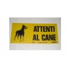 targa in plastica "ATTENTI AL CANE" 310X140MM. 5264354
