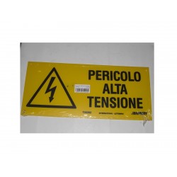 targa in plastica "PERICOLO ALTA TENSIONE" 310X140 5264292