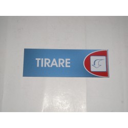 targa in plastica adesiva "PRIVATO" 180X63MM. T00739