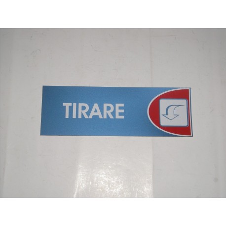 targa in plastica adesiva "PRIVATO" 180X63MM. T00739