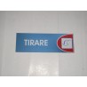 targa in plastica adesiva "PRIVATO" 180X63MM. T00739