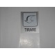 targa in plastica adesiva "TIRARE" 100X80MM. T00865