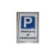 targa in metallo "PARCHEGGIO RISERVATO CONDOMINI" 450x300 5263214