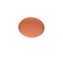 sottovaso in plastica marrone terra/cotta diam.30cm. 7885373
