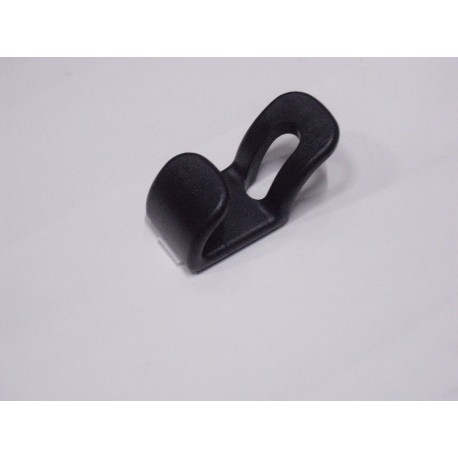 appendiabito portabito adesivo plastica nero 1651118