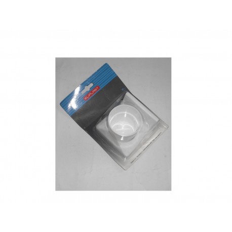 portabicchiere in plastica bianco adesivo 11x10cm. 