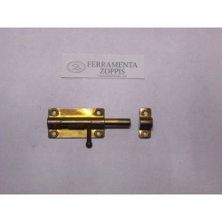 catenaccio orizzontale cannone ottone lucido cm.8 3313/80/OL