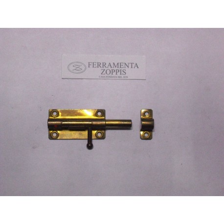 catenaccio orizzontale cannone ottone lucido cm.8 3313/80/OL