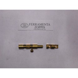 catenaccio cannone orizzontale ottone lucido cm.8 1330L80