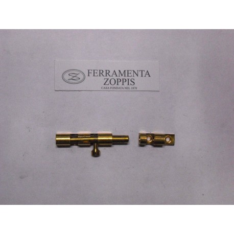 catenaccio cannone orizzontale ottone lucido cm.8 1330L80