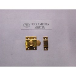 catenaccio chiavistello orizzontale ottone lucido cm.3 602900001