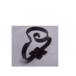 appendiabito portabito ferro battuto arruginito 75x140mm. FA772.R