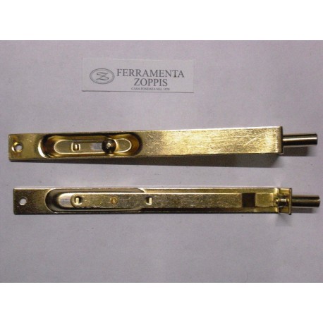 catenaccio leva incasso acc.ottonato cm.20 frontale 20mm. 1278213