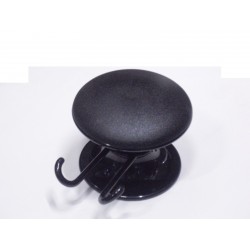 appendiabito portabito plastica nero diam.110mm. 0311
