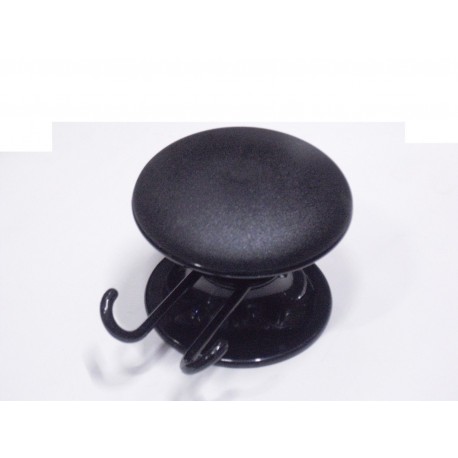 appendiabito portabito plastica nero diam.110mm. 0311