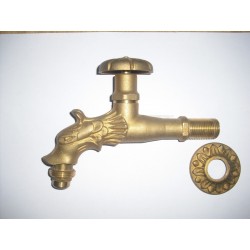RUBINETTO ARTISTICO PER FONTANA OTTONE 1/2 POLLICE 164382