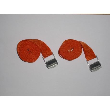 CINGHIA PORTAPACCHI CON MORSETTO 2,5MT. 25MM.