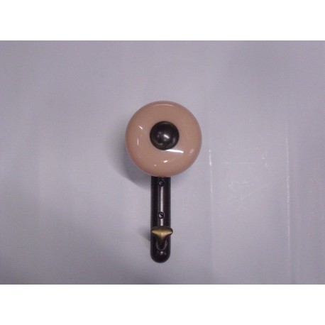 appendiabito portabito ottone bronzato pomo beige 33514