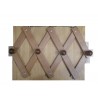 Appendiabito 4 posti legno noce