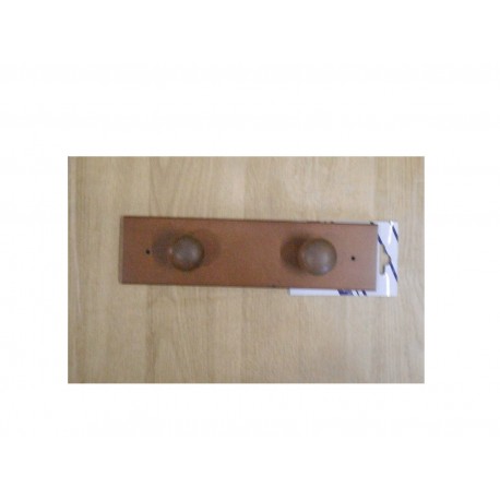 Appendiabito 2 posti legno noce