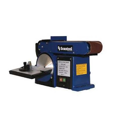 Levigatrice da banco combinata, nastro più disco