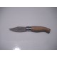 Coltello richiudibile acciaio legno GIROLOCK INOX 1504