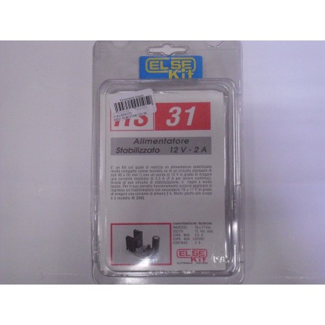 kit didattico elettronico ALIMENTATORE STABILIZZ. Else Kit RS31