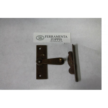 tavellino per porta in ferro arruginito cm.2x7 50003.08100.2