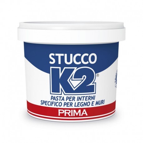 STUCCO IN PASTA K2 PER MURO E LEGNO KG.0,250/0,500/1,000 