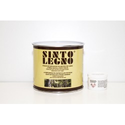 STUCCO MASTICE SINTOLEGNO BICOMPONENTE CON INDURITORE VARI COLORI ML. 750