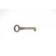chiave per mobile ottone bronzato patinato varie lungezze 24/34/42/53mm. OC446