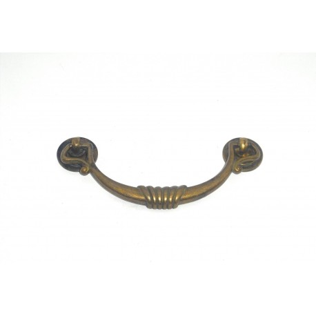 maniglia per mobile ottone bronzato patinato varie lunghezze 68/96mm. OM100