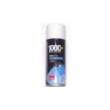 COLLA SPRAY PERMANENTE 400ML 8 PEZZI ACEM COLLANTE LEGNO CARTA VETRO 9396512