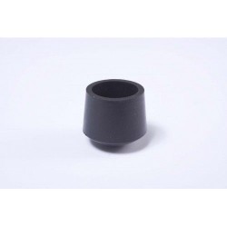 Tappo puntale gommino gomma a goccia esterno nero diversi diametri 