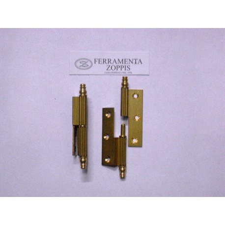 cerniera per ante ottone sinistra con ala zancata  4.2573064S