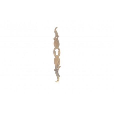 bocchetta per chiave ottone bronzo patinato 160X15 OB635/106 