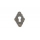 bocchetta per chiave ottone bronzo patinato 40X25 OB591B/111