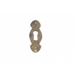 bocchetta per chiave ottone bronzo patinato 20X50 OB572/115