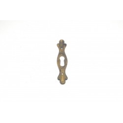 bocchetta per chiave ottone bronzo patinato 17X70 OB584/125