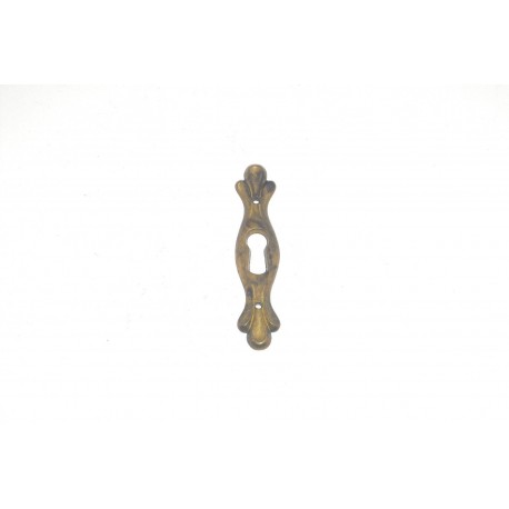 bocchetta per chiave ottone bronzo patinato 17X70 OB584/125